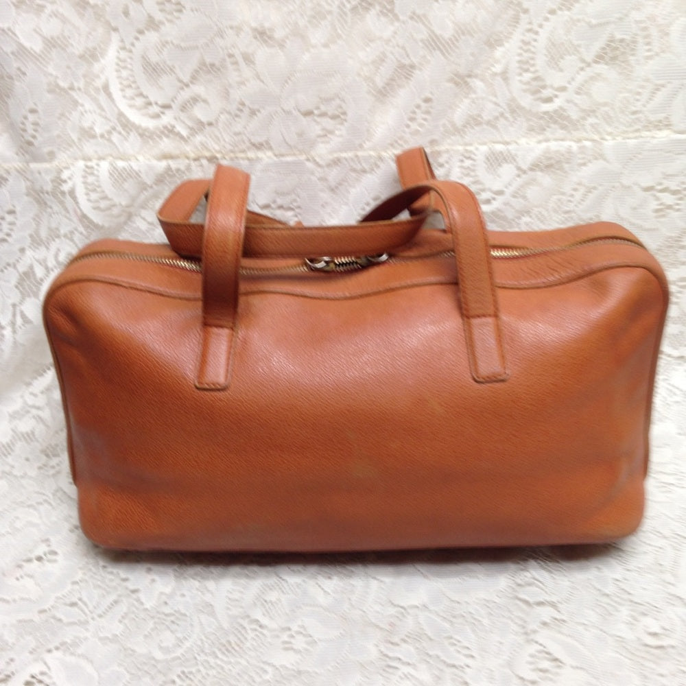 Bulgari Tan Leather Shoulder bag
