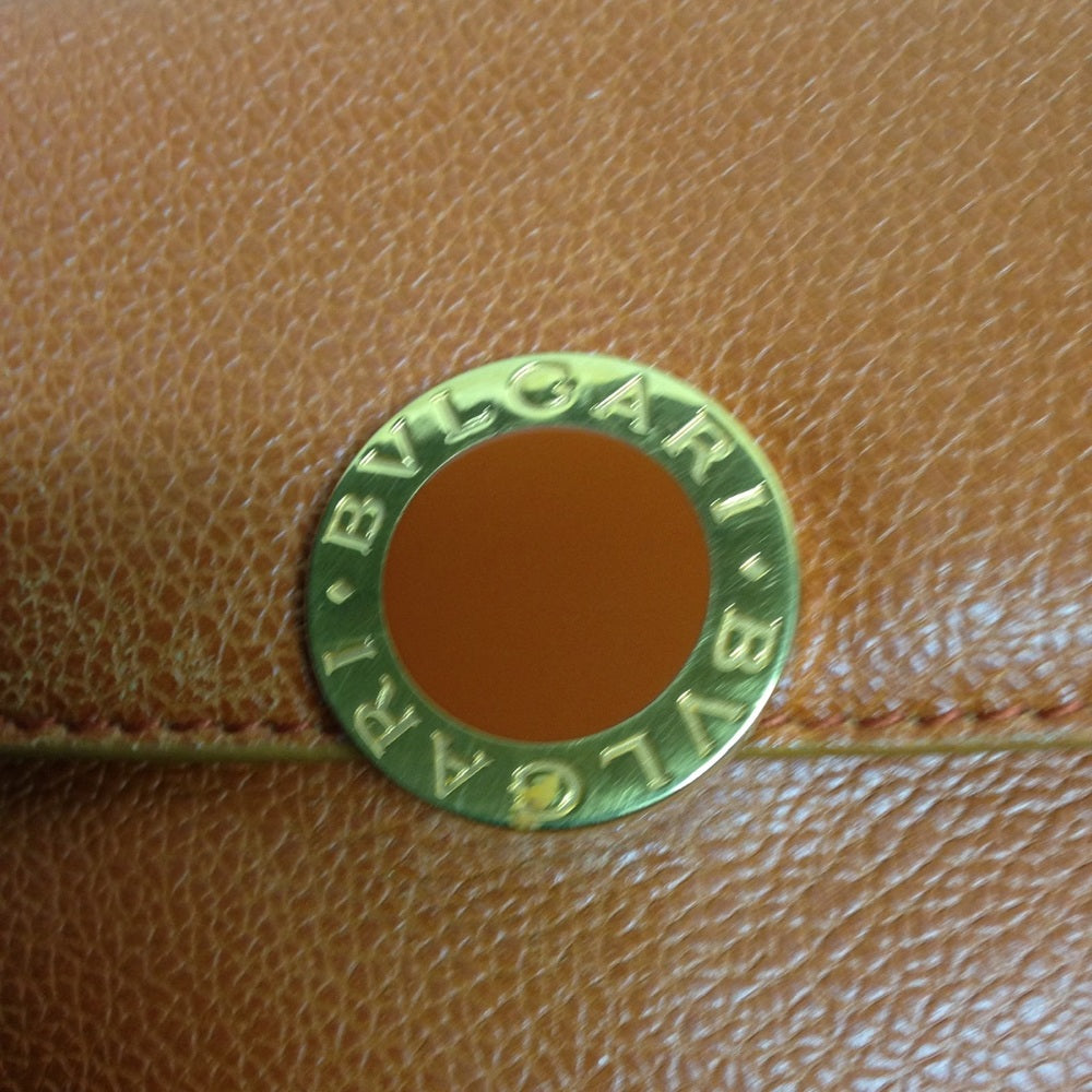 Bulgari Tan Leather Shoulder bag