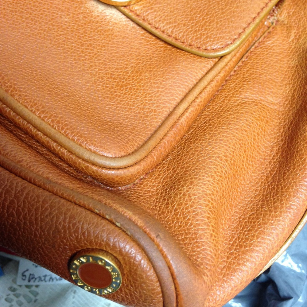Bulgari Tan Leather Shoulder bag