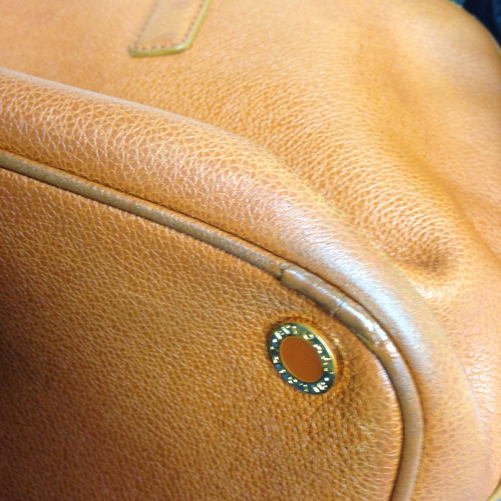 Bulgari Tan Leather Shoulder bag