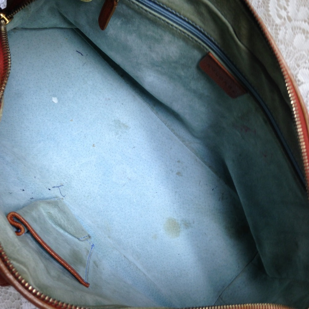 Bulgari Tan Leather Shoulder bag