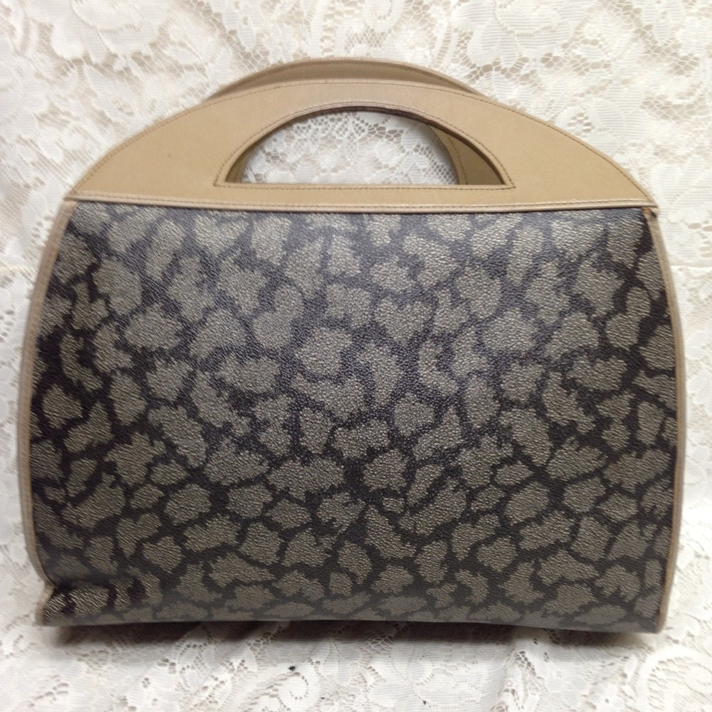 Yves Saint Laurent Coated Canvas Handbag 16114