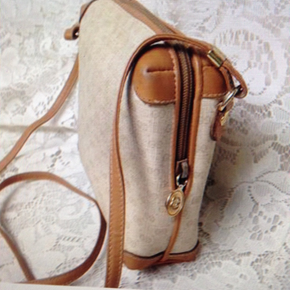 Vintage, Rare, Gucci, Brown Mono Crossbody