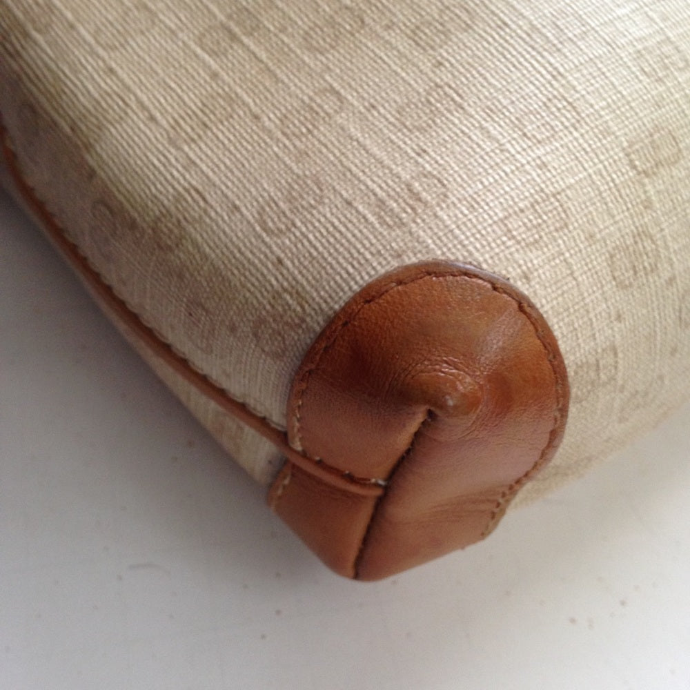 Vintage, Rare, Gucci, Brown Mono Crossbody