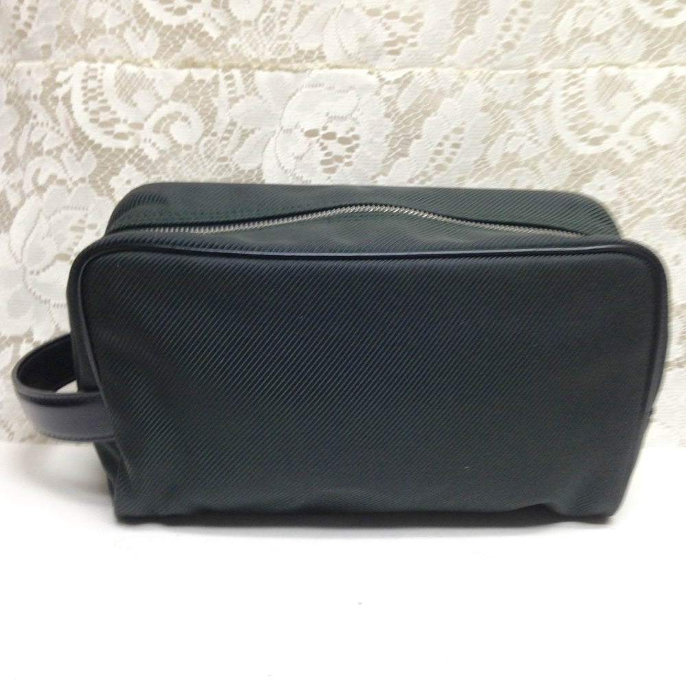 Louis Vuitton Green Black Canvas Mens Pouch-Clutch