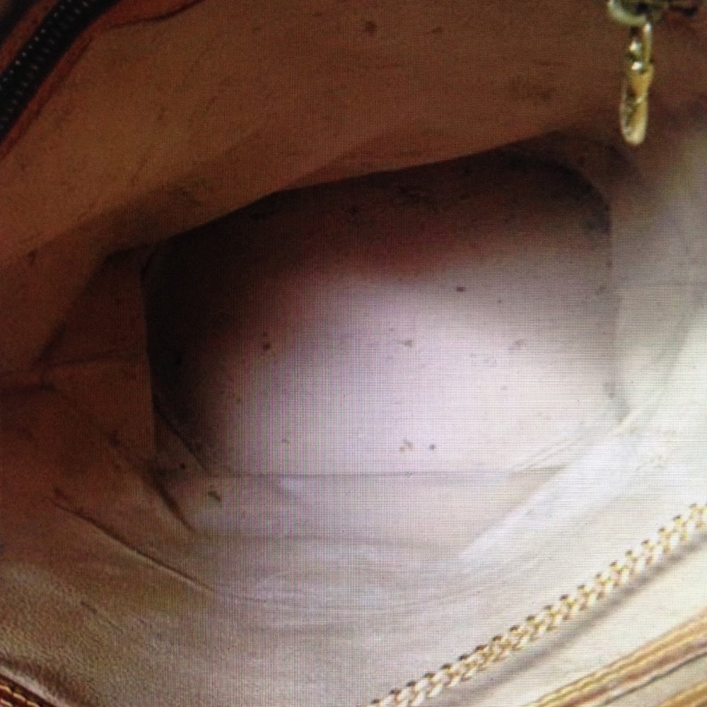 Authentic Louis Vuitton Brown Mono GM Bucket  SBag