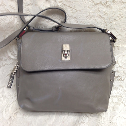 Marc by Marc Jacobs Gray Leather Shoulder-Crossbody
