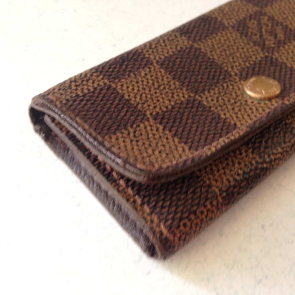 Authentic, Louis Vuitton, Damier Ebene 4-Hooks Key