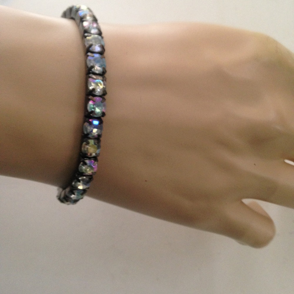 3pc Multi-color Rhinestone Stretchable Bracelets