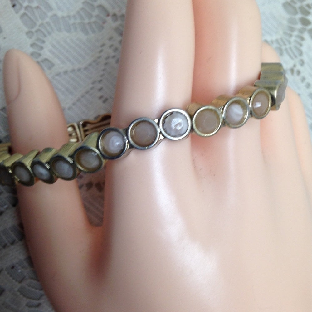 3pc Multi color Beaded  Stretchable Bracelets