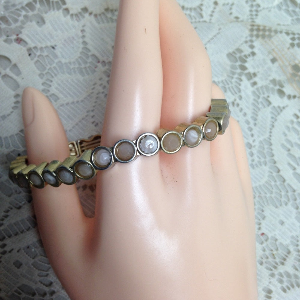 3pc Multi color Beaded  Stretchable Bracelets