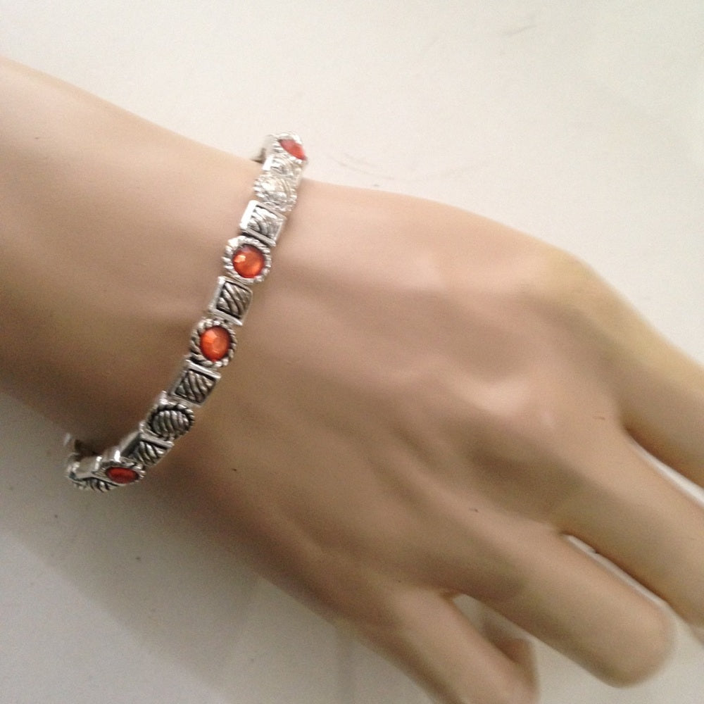 3pc Multi color Beaded  Stretchable Bracelets
