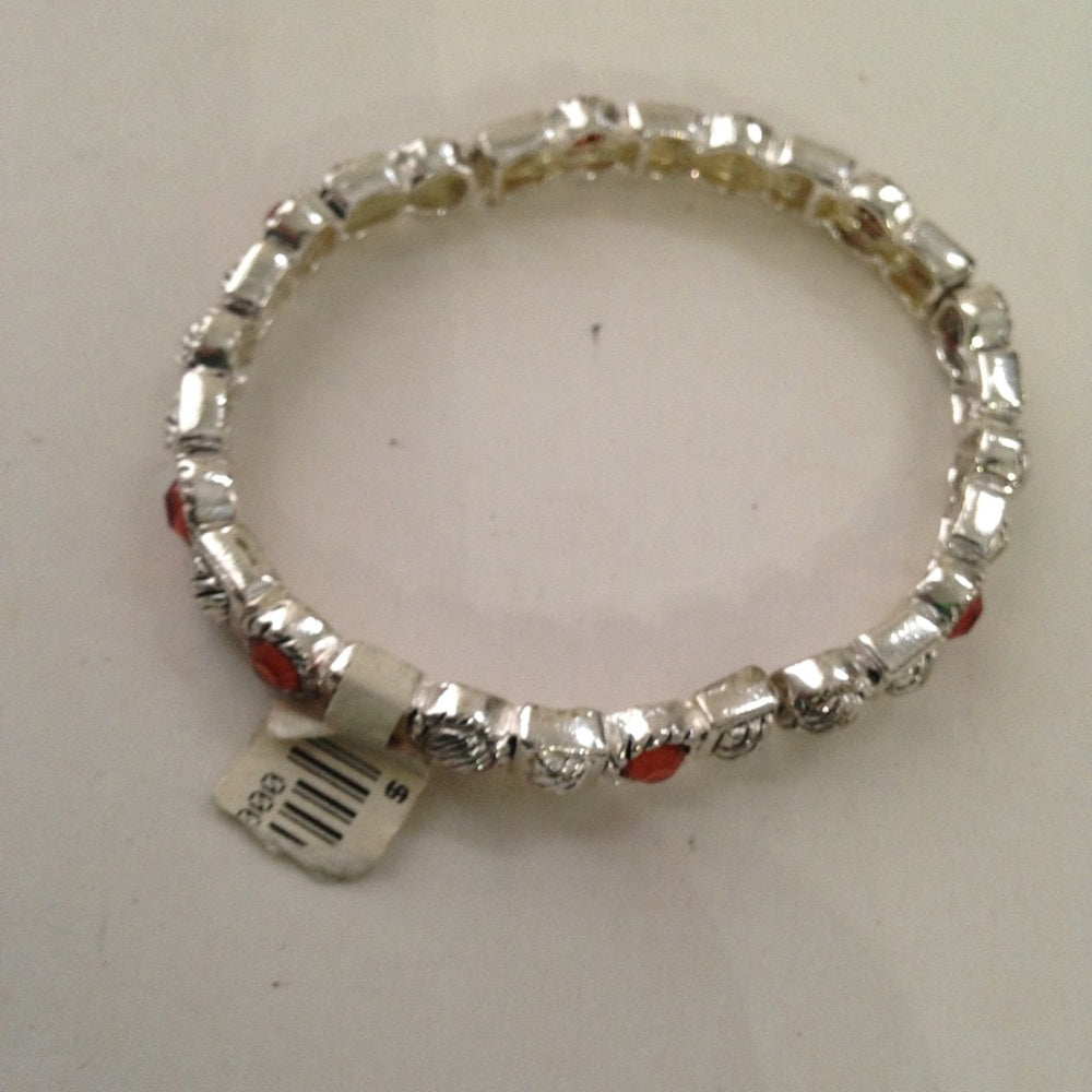 3pc Multi color Beaded  Stretchable Bracelets