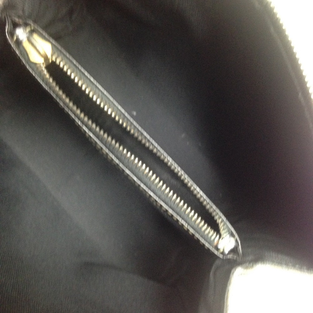 Authentic Black Pekin Strip Handbag-Crossbody