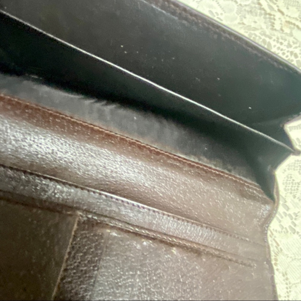 Authentic Gucci Brown Canvas Long Wallet