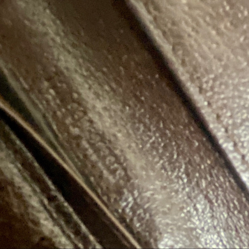 Authentic Gucci Brown Canvas Long Wallet