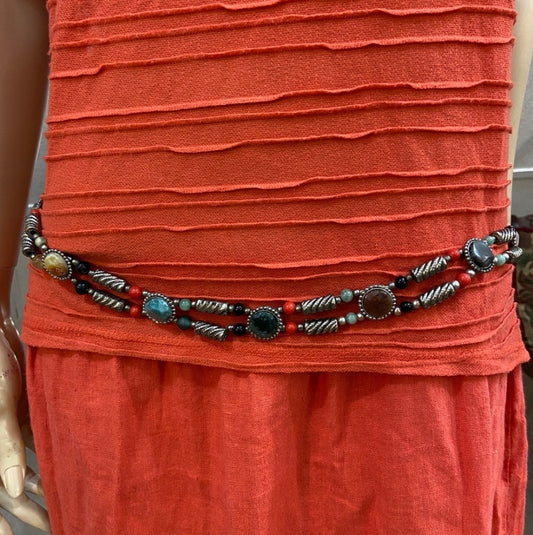 Vintage Beaded Belt