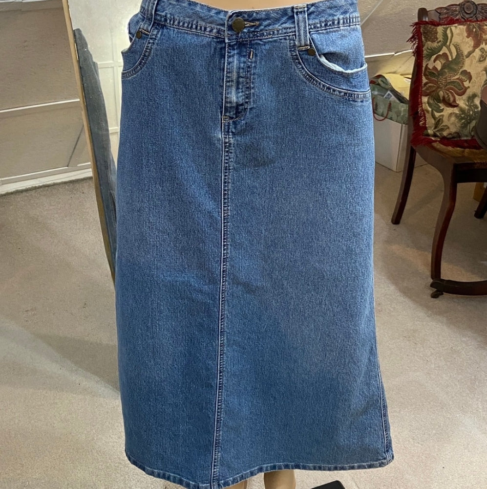 Cato, Denim Jean Skirt - Size 14