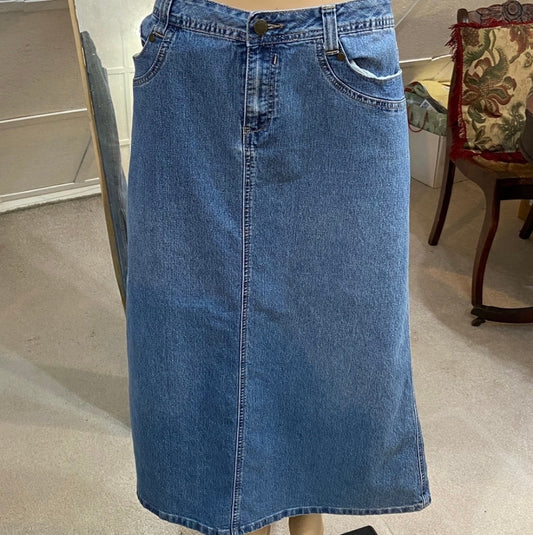 Cato, Denim Jean Skirt - Size 14