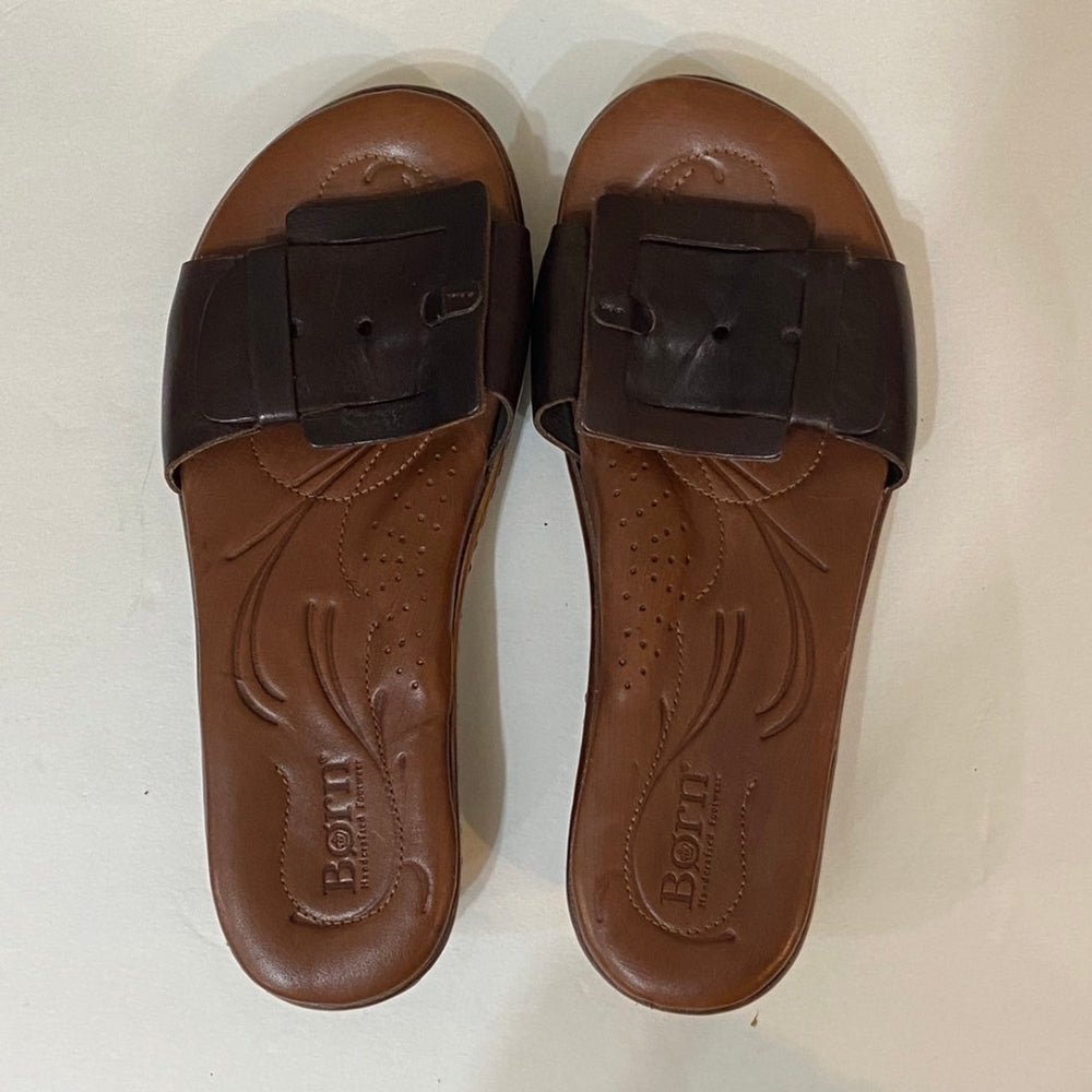 Born, Handcrafted Leather Sandals - Size 6
