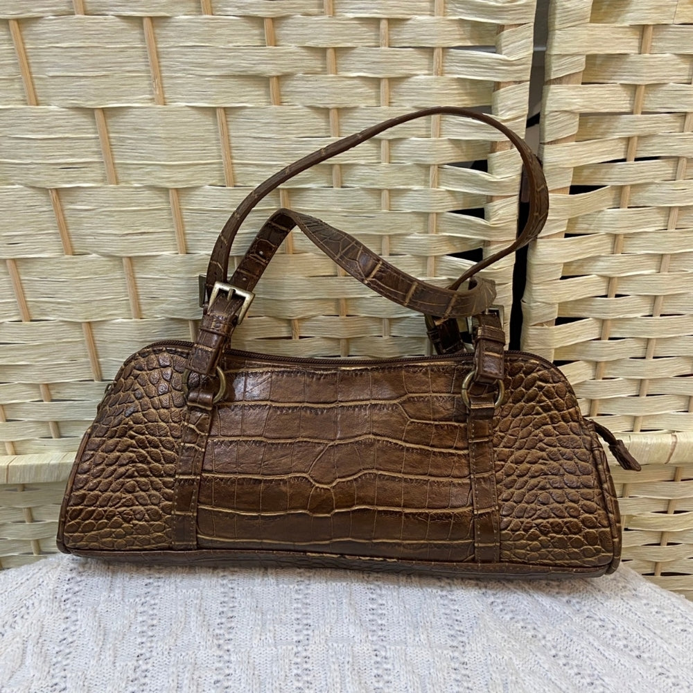 Bisou Bisou, France Faux Gold Alligator Handbag