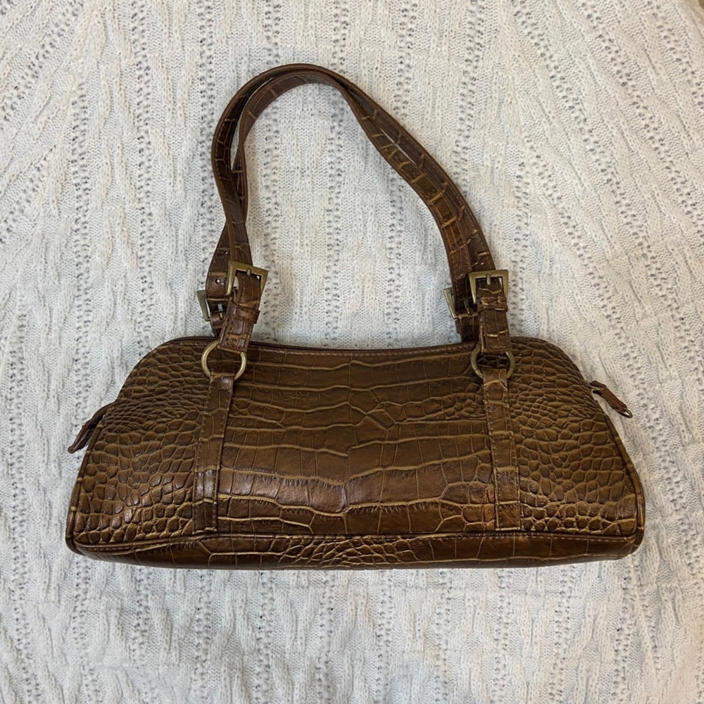 Bisou Bisou, France Faux Gold Alligator Handbag