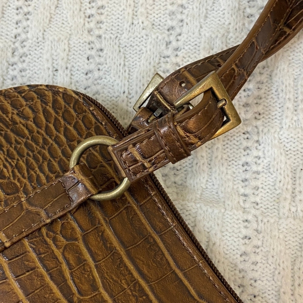 Bisou Bisou, France Faux Gold Alligator Handbag