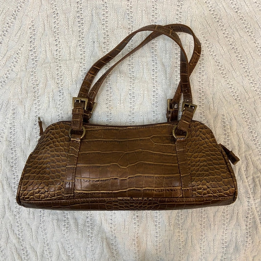 Bisou Bisou, France Faux Gold Alligator Handbag