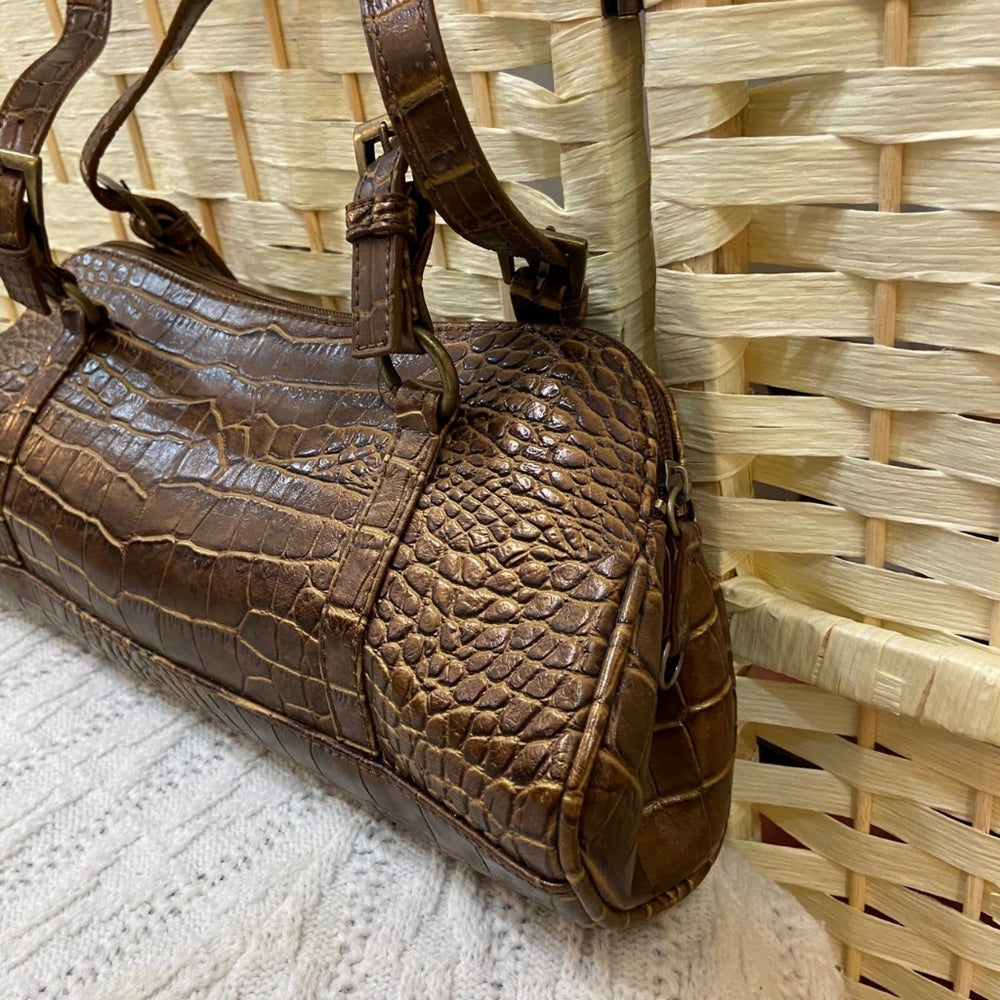 Bisou Bisou, France Faux Gold Alligator Handbag