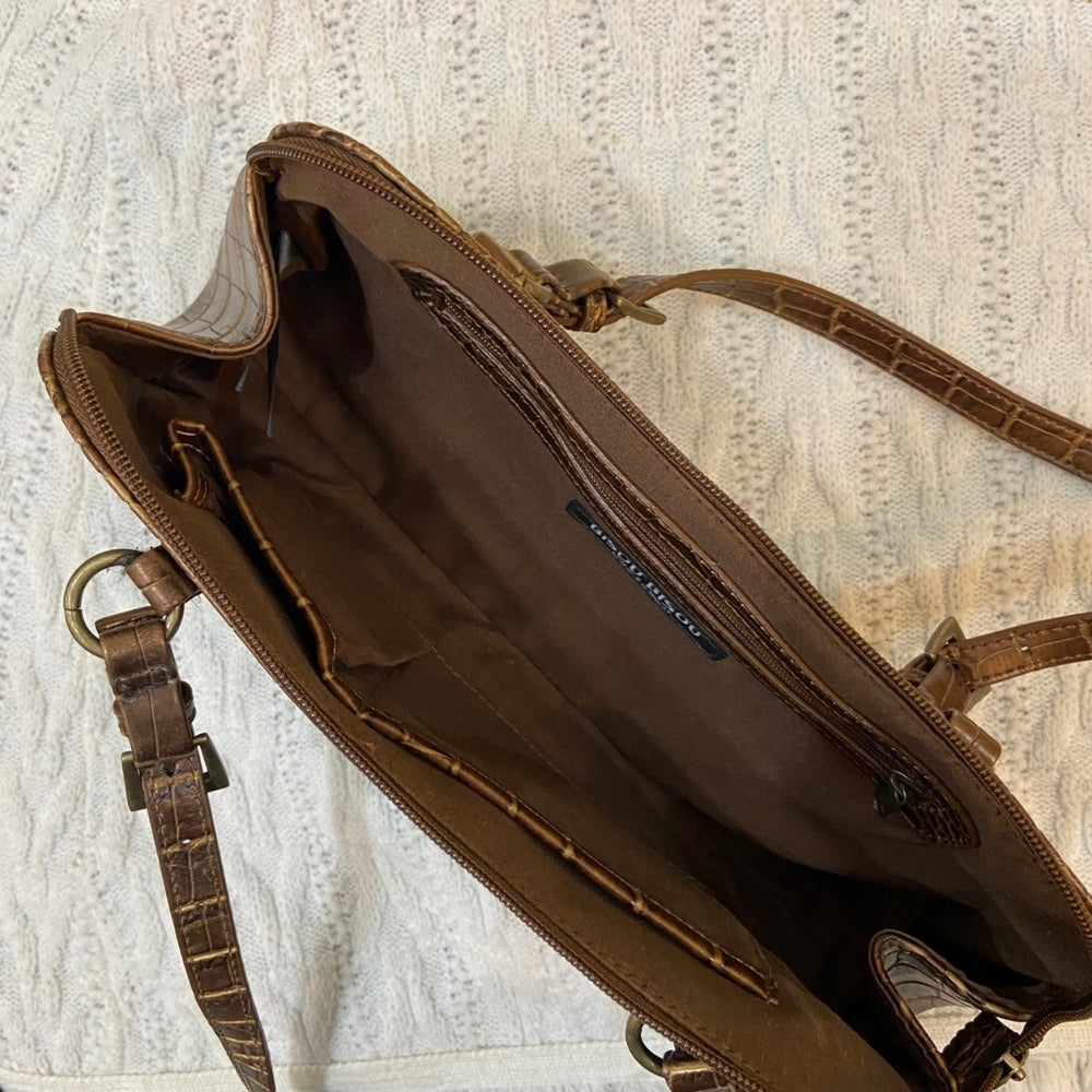 Bisou Bisou, France Faux Gold Alligator Handbag