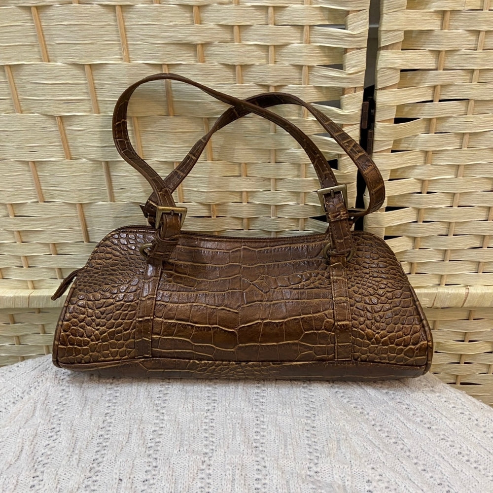 Bisou Bisou, France Faux Gold Alligator Handbag