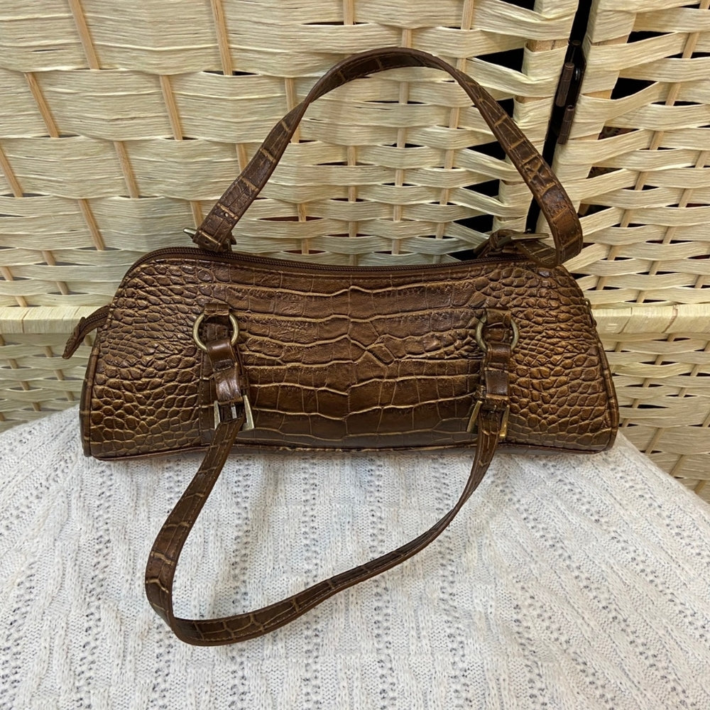 Bisou Bisou, France Faux Gold Alligator Handbag