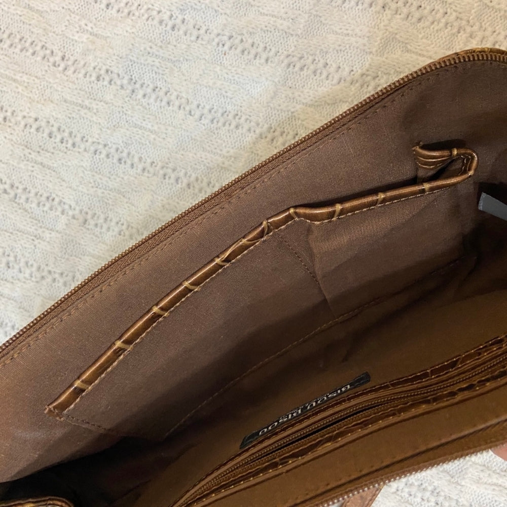 Bisou Bisou, France Faux Gold Alligator Handbag