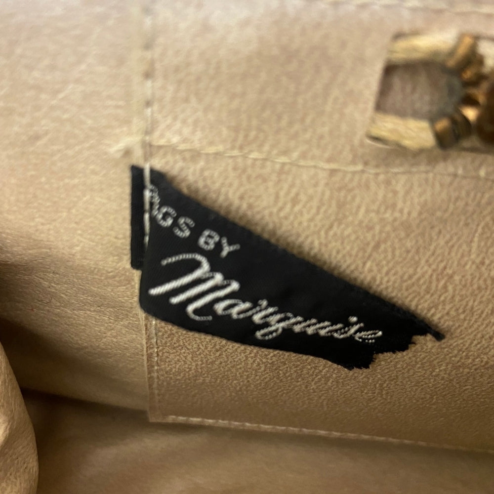 Vintage, Marquise Genuine Lizard Hand Bag