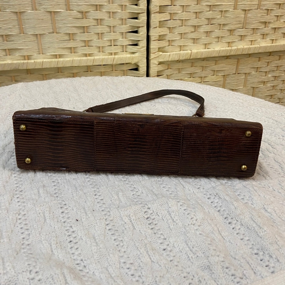 Vintage, Marquise Genuine Lizard Hand Bag