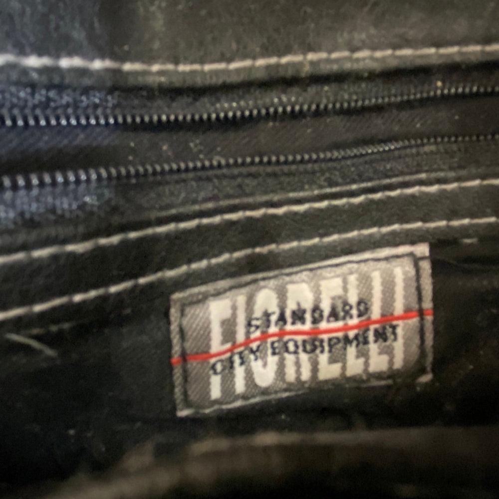 Standard City Equipment Fiorelli, Black Leather Notebook Crossbody Bag