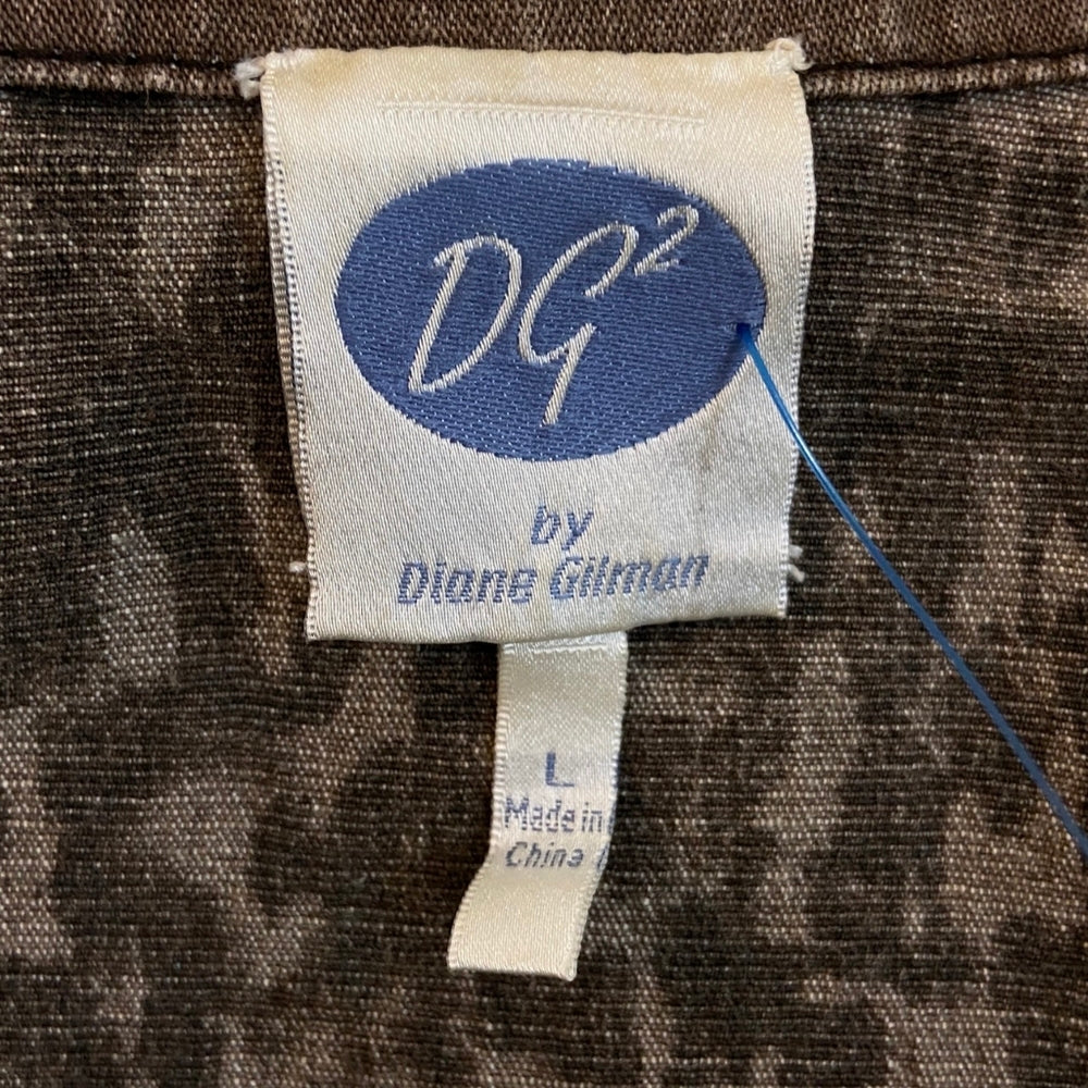 DG² by Diane Gilman, Brown Jacket - Size L