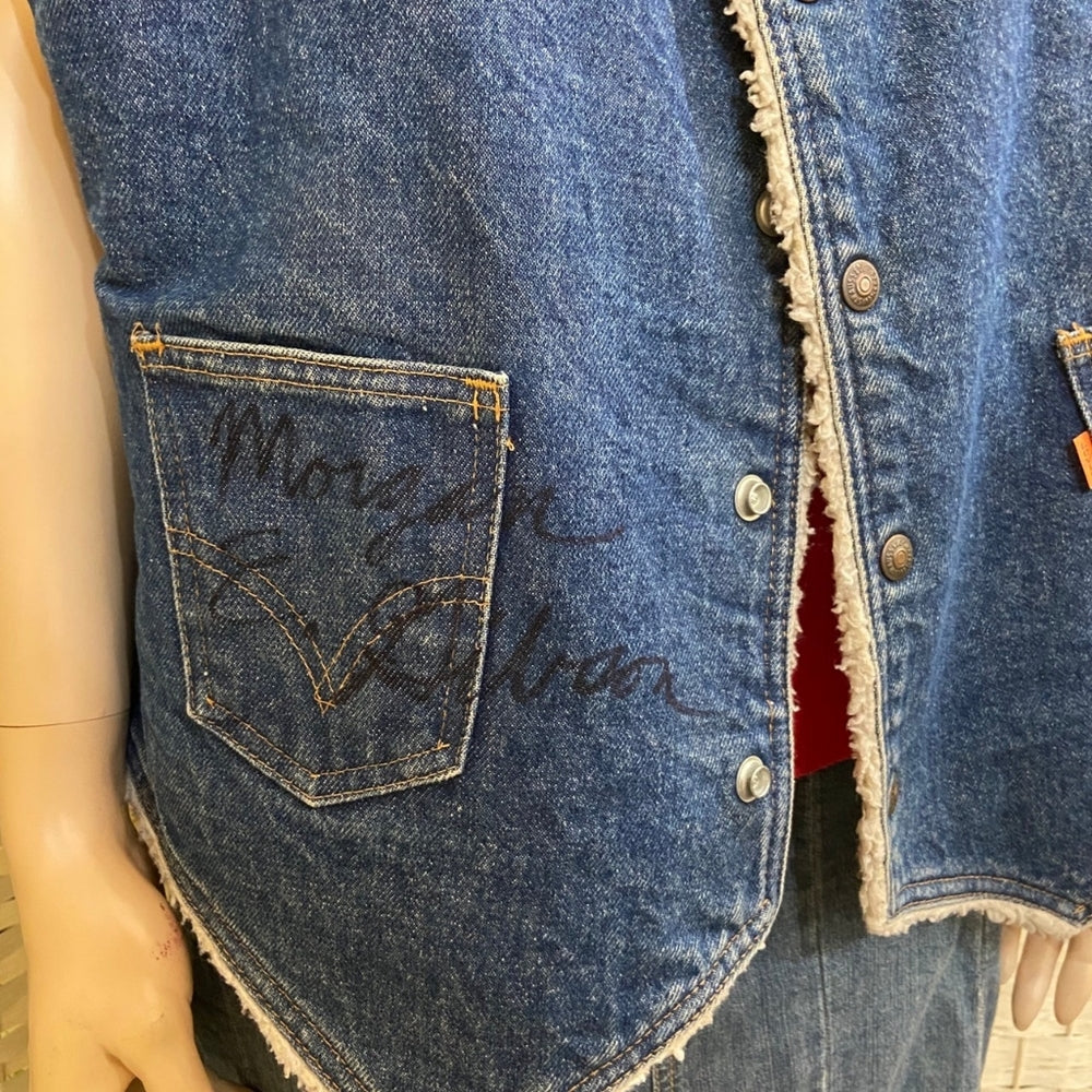 Levi, Vintage Sherpa Vest - Size L