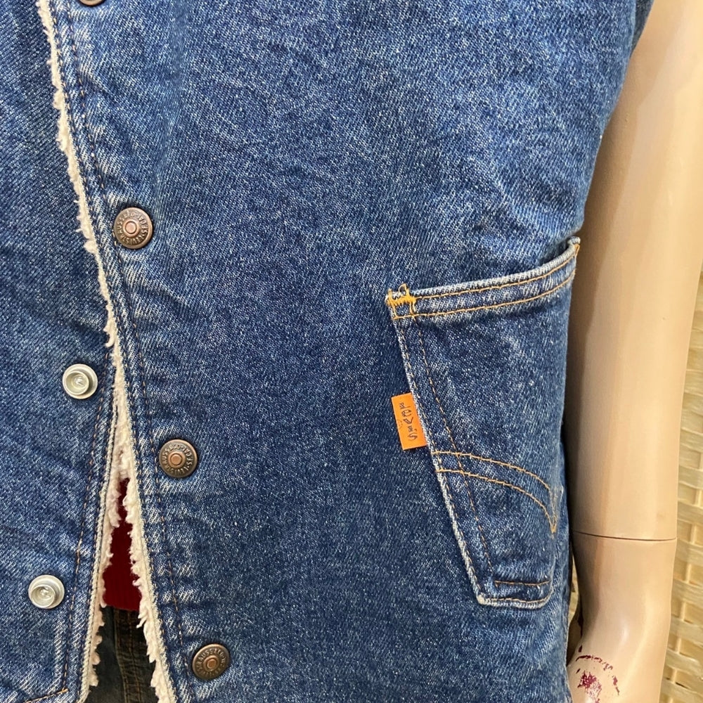 Levi, Vintage Sherpa Vest - Size L