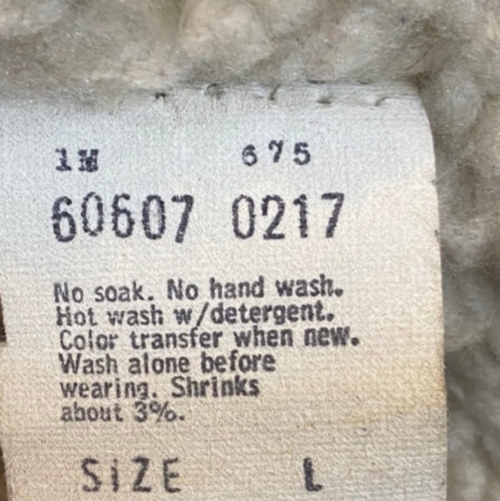 Levi, Vintage Sherpa Vest - Size L