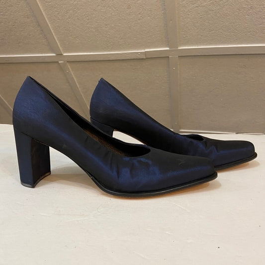 Franco Sarto, Blue Heels - Size 8