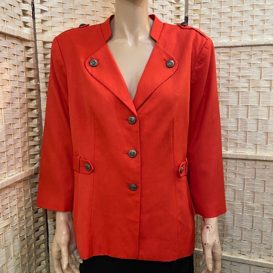 Isabella Suits, Red Blazer - Size 14