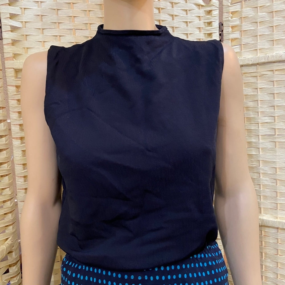 3pc Eyelash Couture, Aqua Blue Lace Top and Blue Polka Dot Skirt Outfit Set