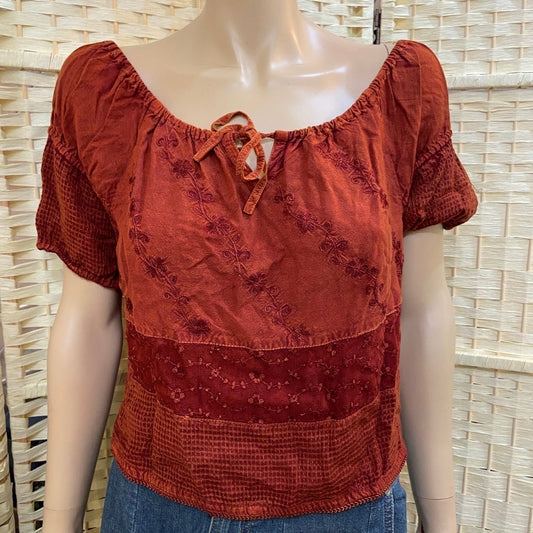 Bohemian Rusty Crop Top - Size Free