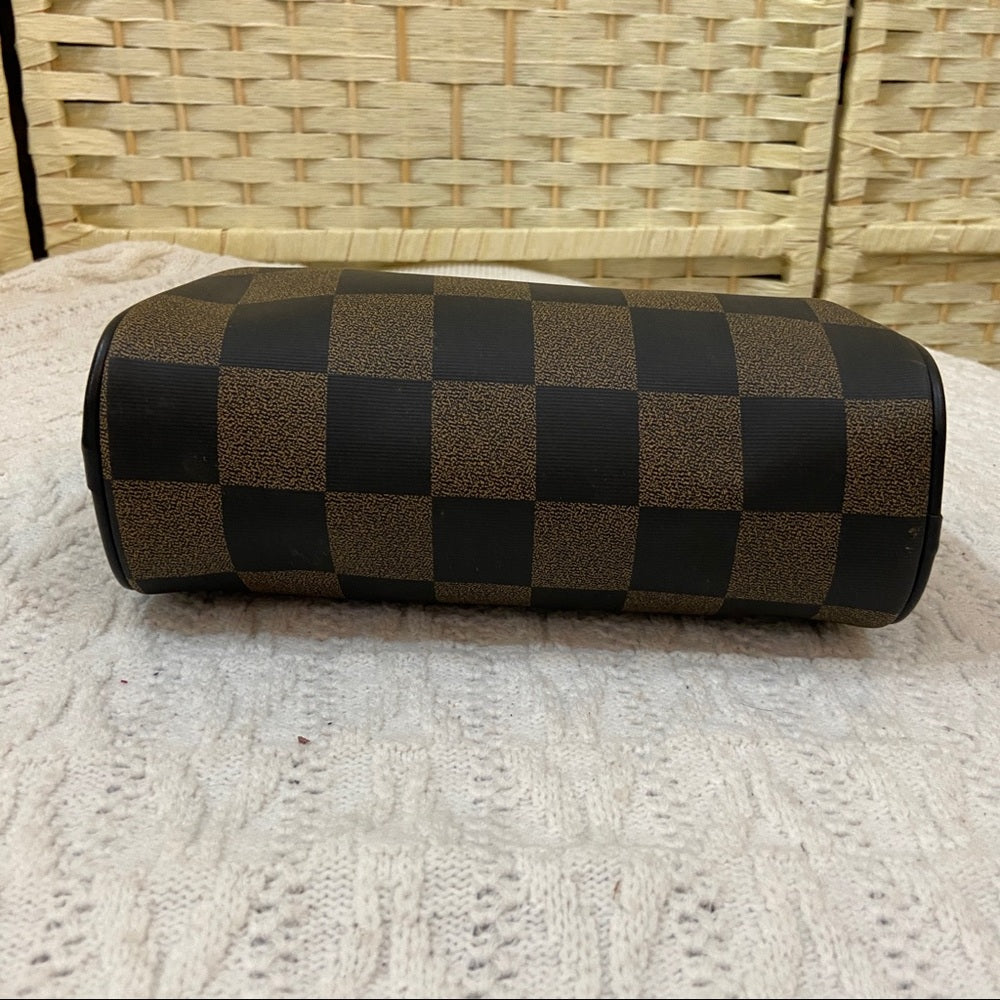 Vintage Vanderbilt Plaid Pouch- Crossbody 8.5in x 6.5in x 3in