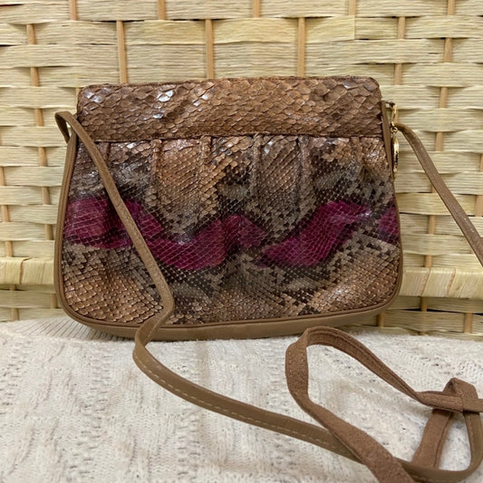 Vintage Marle Python Snakeskin Crossbody Bag