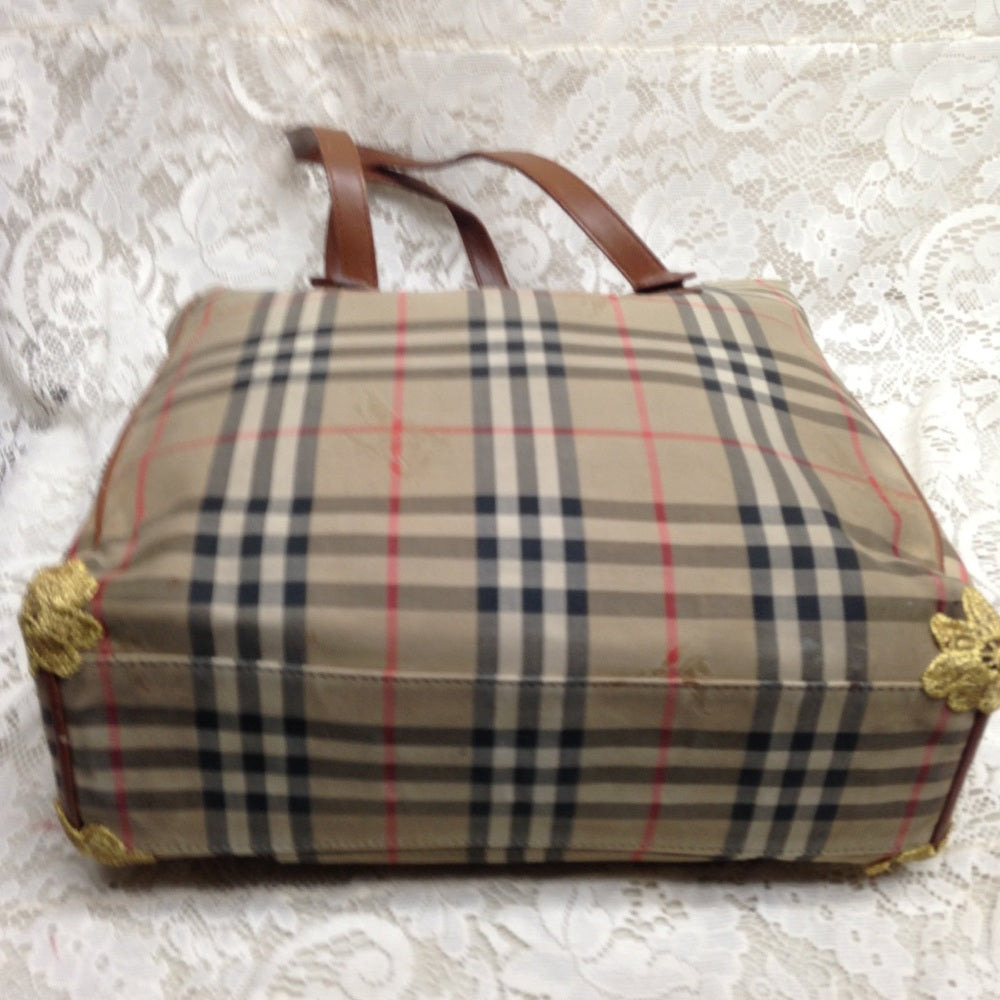 Burberry Nova Check Hand-Shoulder Bag Tote