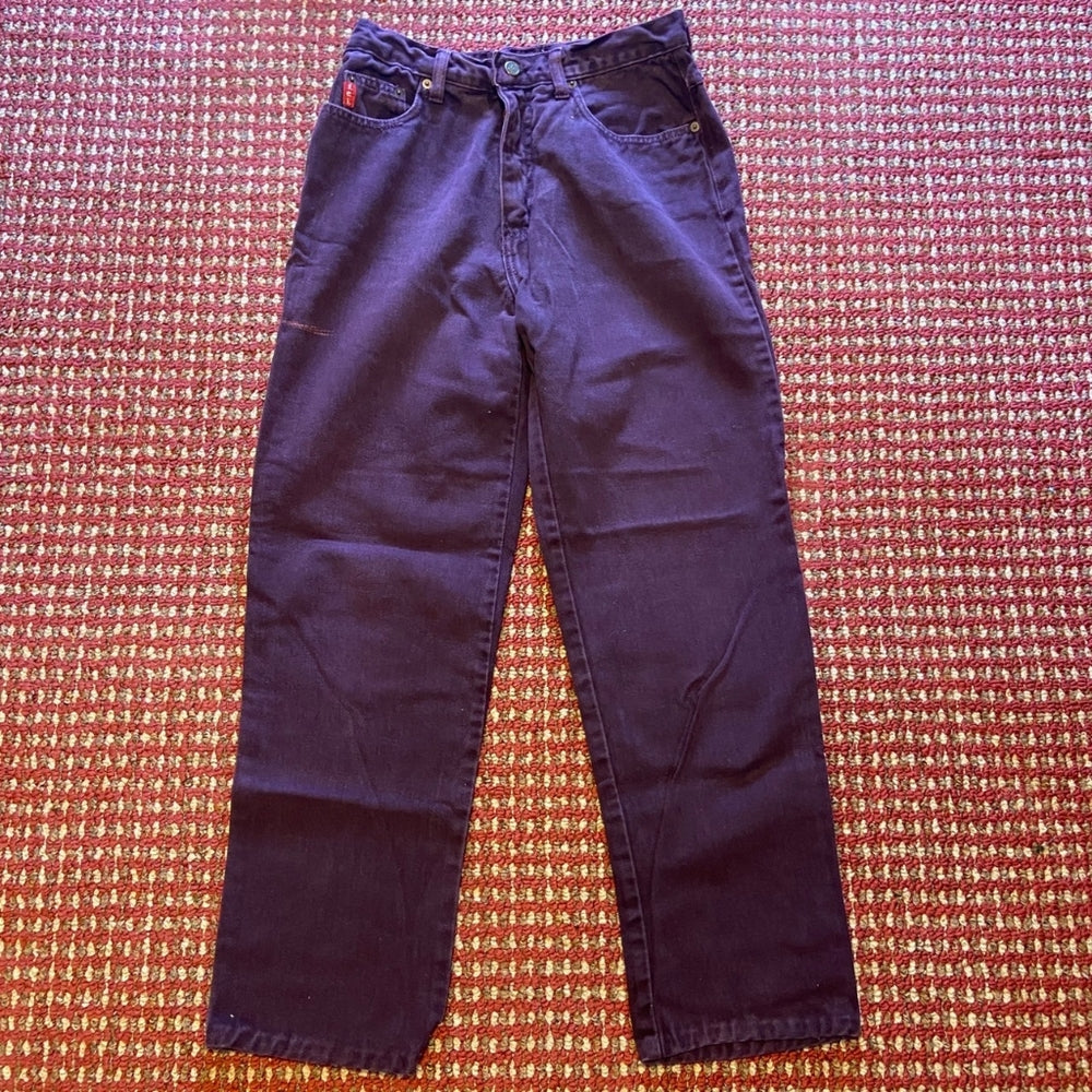 Lei, Purple Cotton Jeans