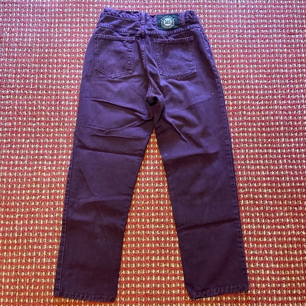 Lei, Purple Cotton Jeans