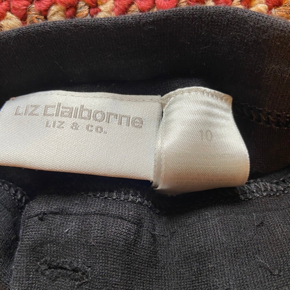 Liz Claiborne, Black Slacks (Size 10)